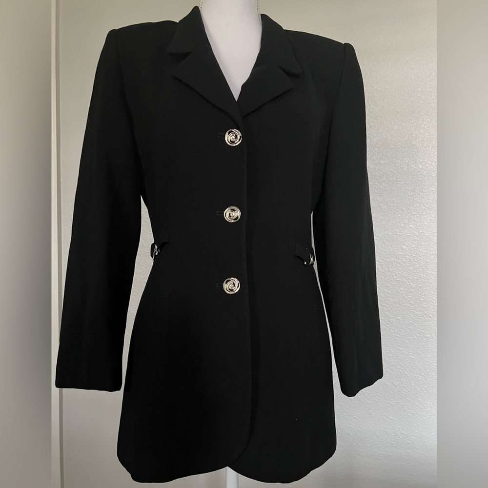 Oleg Cassini Blazer with gold buttons Size 6